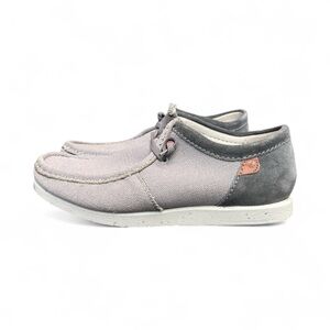 Gray Clarks Canvas Sneakers - Great Condition - Size 10.5